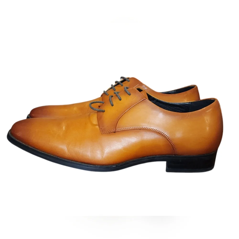 Gifennse Handmade Cow Hide Oxfords Men's Size 12
